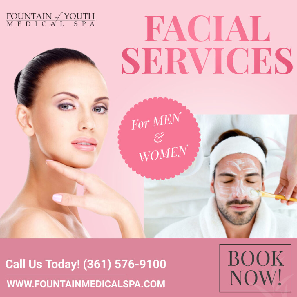 Facial for men and women texas