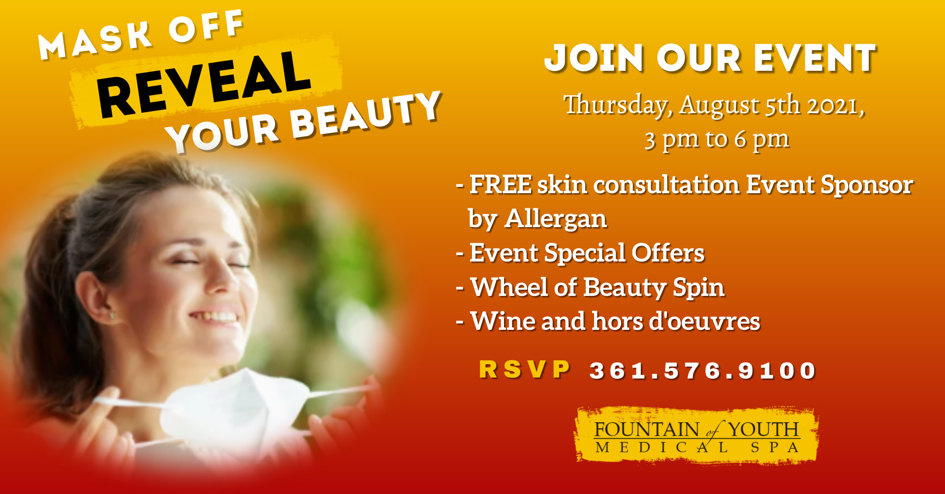 Beauty Skin Treatment and wellness event in Victoria Texas!