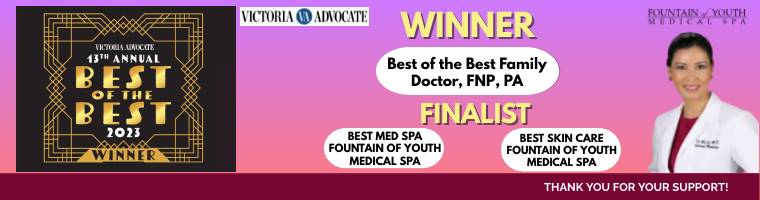 winner of victoria advocate best of the best medical spa clinic