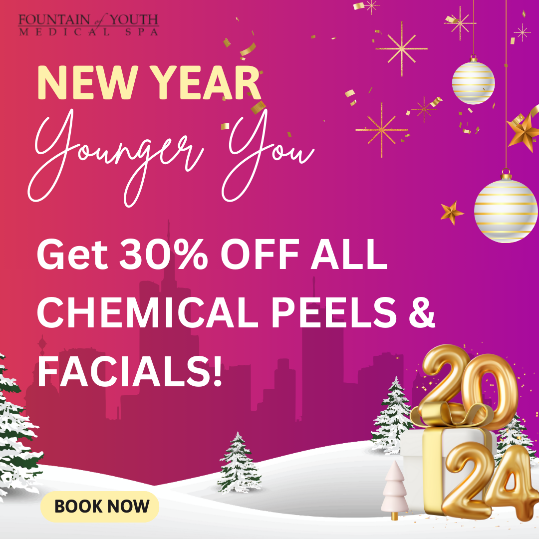 Get 30% OFF ALL CHEMICAL PEELS & FACIALS!