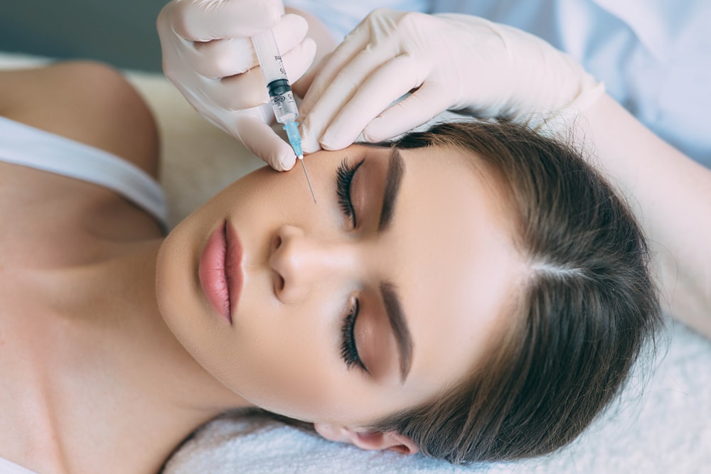 Beauty,Injections,Into,Beautiful,Face.,Smoothing,Of,Mimic,Wrinkles,Around