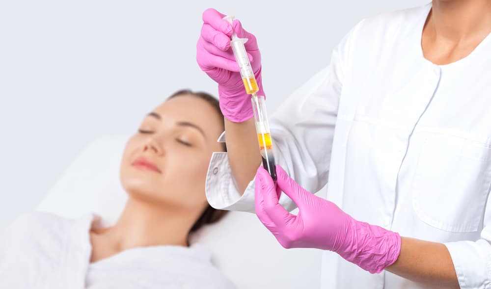 Cosmetologist,Does,Prp,Therapy,On,The,Face,Of,A,Beautiful